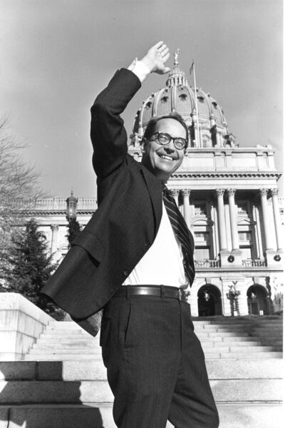 Retired politicos Robbins, Wilt recall times with Thornburgh